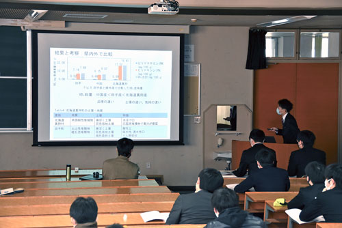 卒業研究発表会を開催しました